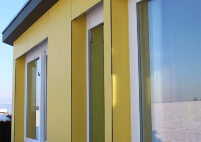 Fassadenbau Gelb 4